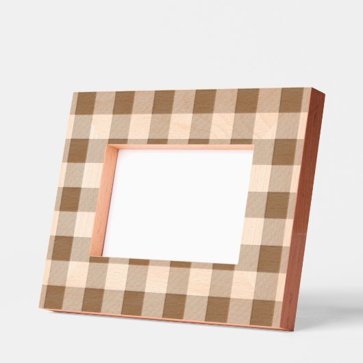 Simple Gingham Pattern Geätzte Rahmen (Links)