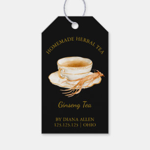Simple Ginseng Tea Hang Tag Geschenkanhänger