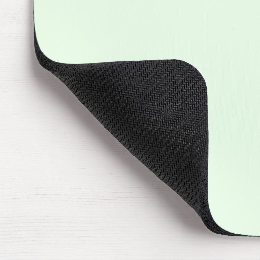Simple Girly Personalisiert Script Mint Green Mousepad (Ecke)