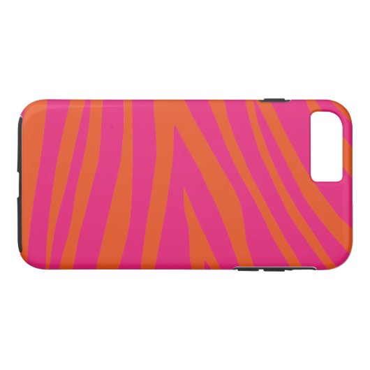 Simple Girly Zebra Streifen Textur Personalisiert Case-Mate iPhone Hülle (Rückseite (Horizontal))