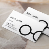 Simple Glasses Minimalistisch Writer Visitenkarte