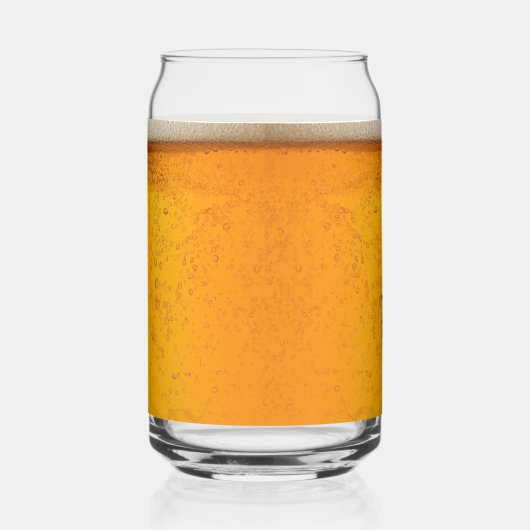 Simple Gold Beer Monogram Christmas party Dosenglas (Rechts)