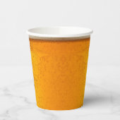 Simple Gold Beer Monogram Christmas party Pappbecher (Links)