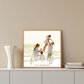 Simple Gold Calligraphy Script Family Typografie Fotodruck