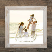 Simple Gold Calligraphy Script Family Typografie Fotodruck
