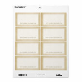 Simple Gold Grunge Moderne Boutique Retail Website (Vorne)