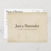 Simple Gold Grunge Moderne Erinnerung Postkarte (Vorne/Hinten)