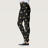 Simple Gold Polka Dots Leggings (Links)