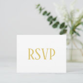 Simple Gold - UAWG Postcard Postkarte (Stehend Vorderseite)