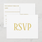 Simple Gold - UAWG Postcard Postkarte (Vorne/Hinten)