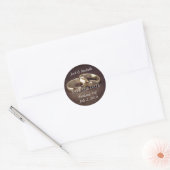 Simple Gold Wedding Bands - Save the Date Stickers (Umschlag)