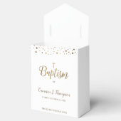 Simple Gold White Cross Taufen Party Vielen Dank Geschenkschachtel (Geöffnet)