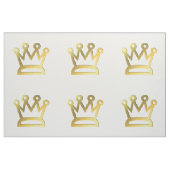 Simple Golden Crown Fabric Swatch Stoff (Fat Quarter (45,7 x 55,9 cm))