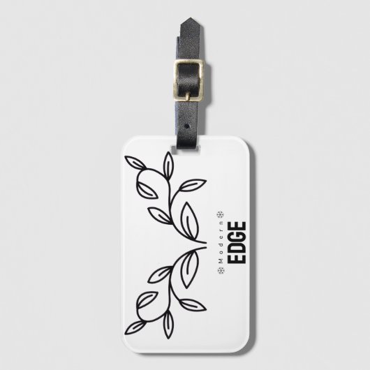 Simple Grace – Luggage Tag Gepäckanhänger (Vorderseite Vertikal)
