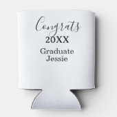 Simple graduation congratulations minimal add clas dosenkühler (Rückseite)