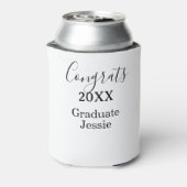 Simple graduation congratulations minimal add clas dosenkühler (Kanne Rückseite)