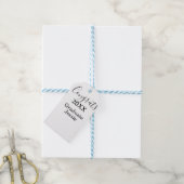 Simple graduation congratulations minimal add clas geschenkanhänger (Mit Garn)