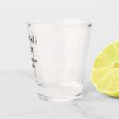 Simple graduation congratulations minimal add clas schnapsglas (Rechts)