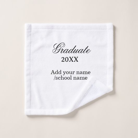 Simple graduation congratulations minimal add clas waschlappen (Waschlappen)