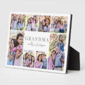 Simple Grandma Photo Collage Fotoplatte (Seite)