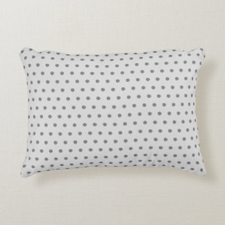 Simple Gray Polka Dot Pattern Dekokissen
