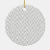 Simple Gray ZigZag Keramikornament (Hinten)