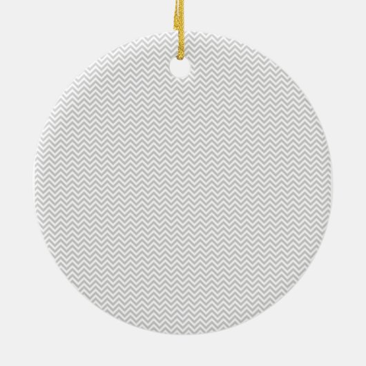 Simple Gray ZigZag Keramikornament (Hinten)