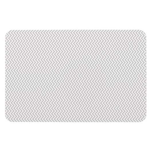 Simple Gray ZigZag Magnet (Horizontal)