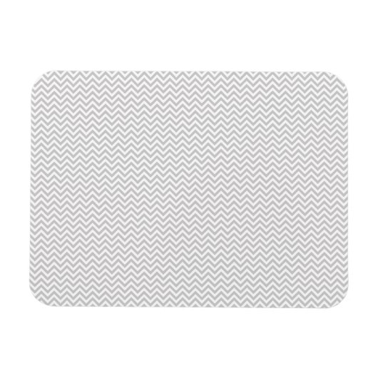 Simple Gray ZigZag Magnet (Horizontal)