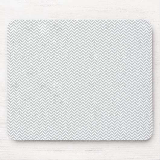 Simple Gray ZigZag Mousepad (Vorne)