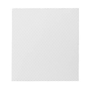 Simple Gray ZigZag Notizblock