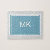 Simple Gray ZigZag Puzzle (Horizontal)