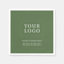 Simple Green Custom Business Logo Werbeartikel