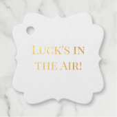 Simple Green Vierblättriges Kleeblatt Luck St Patr Geschenkanhänger (Vorderseite)