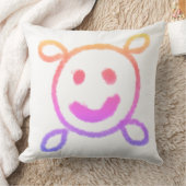 Simple green watercolor abstract add logo text min kissen (Decke)