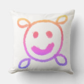 Simple green watercolor abstract add logo text min kissen (Vorderseite)