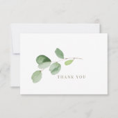 Simple Greenerity Funeral Bereavement Vielen Dank  Dankeskarte (Vorderseite)