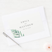 Simple Greenery Wedding Stickers (Umschlag)