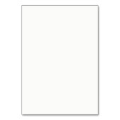Simple Greenery Wedding Tischnummer Card (Rückseite)