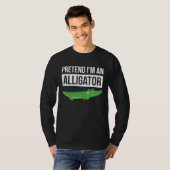 Simple Halloween Costume Alligator Pretend I'm An T-Shirt (Vorne ganz)