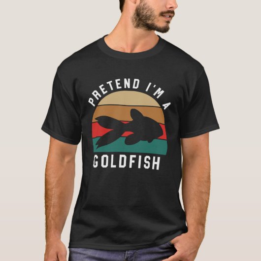 Simple Halloween Costume Goldfish  Pretend I m A G T-Shirt (Vorderseite)
