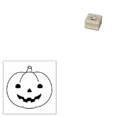 Simple Halloween Pumpkin 1x1 Gummistempel (Stempel)