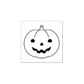 Simple Halloween Pumpkin 1x1 Gummistempel (Prägung)