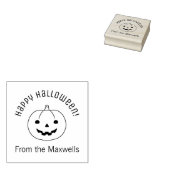 Simple Halloween Pumpkin Arch Message Gummistempel (Stempel)
