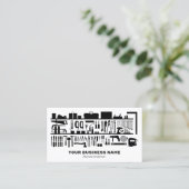 Simple Handyman Tradesman Visitenkarte (Stehend Vorderseite)