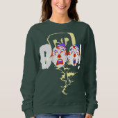 Simple Happy Halloween Boo Familie und Freunde Sweatshirt (Vorderseite)
