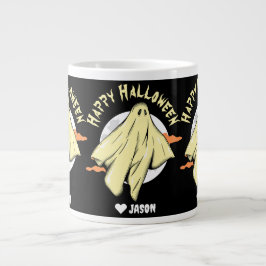 Simple Happy Halloween-Gespenst Jumbo-Tasse