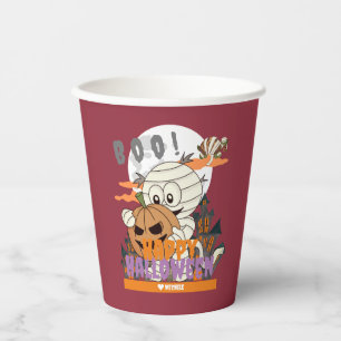 Simple Happy Halloween Mummy Familie und Freunde Pappbecher