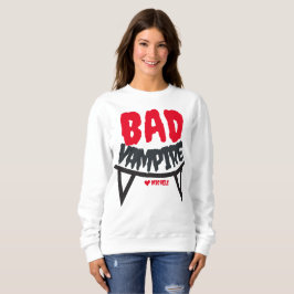 Simple Happy Halloween Vampire Familie und Freunde Sweatshirt