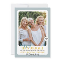 Simple HAPPY HANNUKAH Menorah Foto